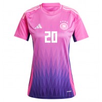 Germany Benjamin Henrichs #20 Replica Away Shirt Ladies Euro 2024 Short Sleeve